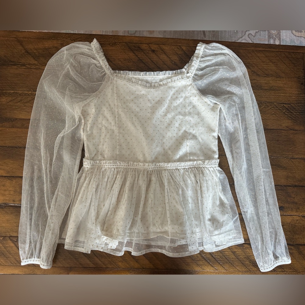 Gap girls tulle top. Size 12.